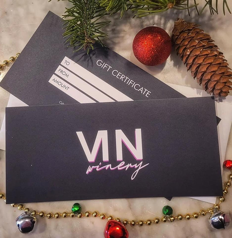VIN Winery Gift Certificate